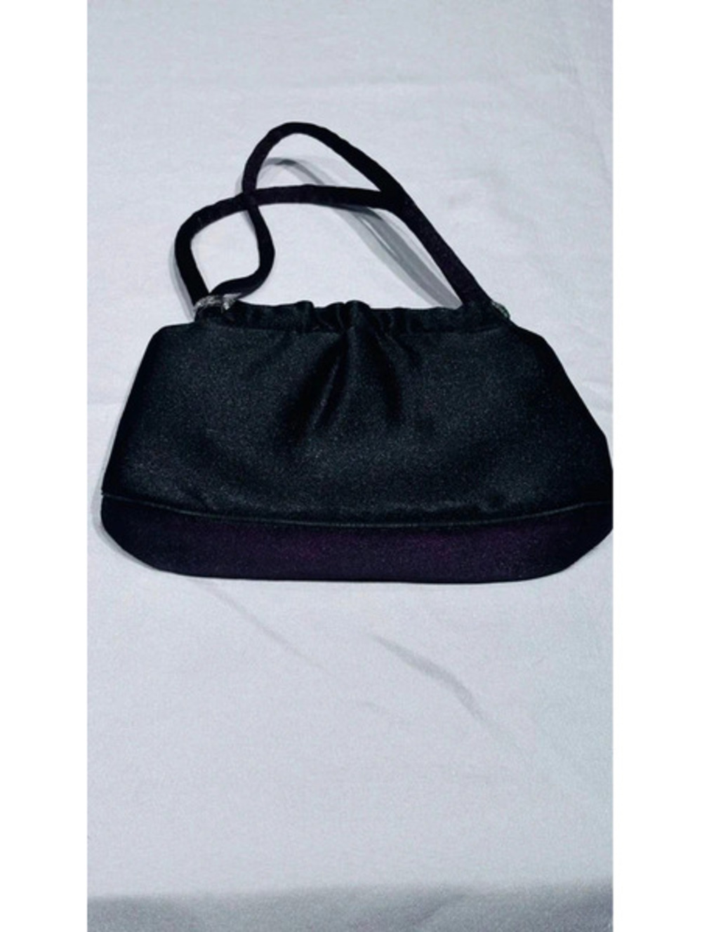 Andi Black Fabric Evening Bag